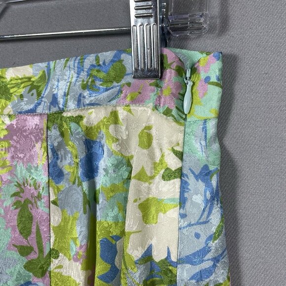 $358 Revolve Ronny Kobo Marlo Silk Blend Midi Skirt Size Medium M Jacquard Satin - Picture 8 of 15